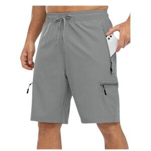 Men's Quick Dry Hiking Shorts Lightweight Stretch Waterproof with 5 Pockets 2XL